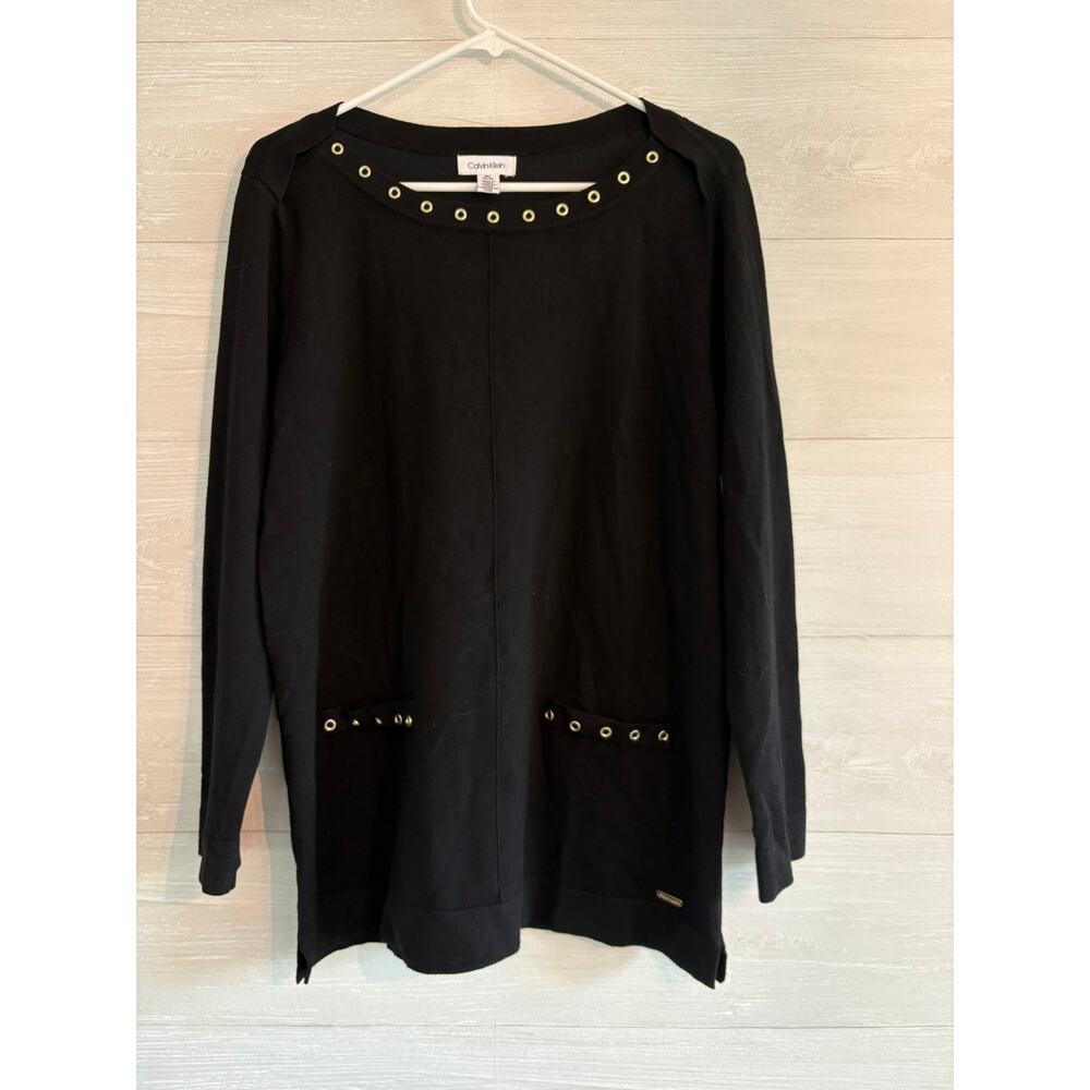 Calvin Klein Sweater Shirt Size Medium & Gorgeous TOP Soft!